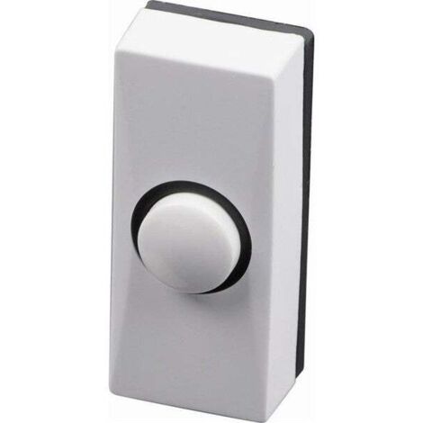 Scs Sentinel – Bouton de sonnette filaire non lumineux – Alimentation 24V – Installation en applique – Résistant aux intempéries – Dimensions 55x25x15mm
