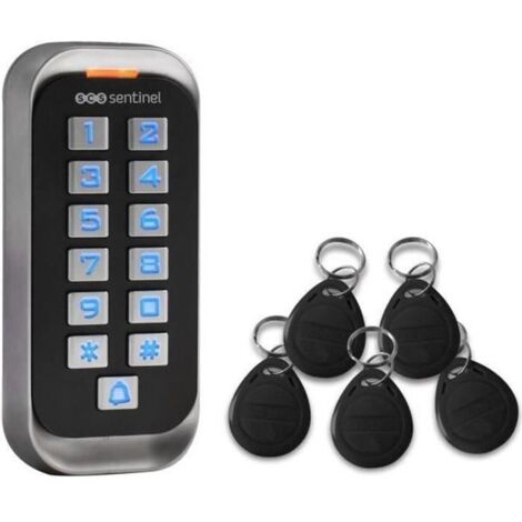 SCS Sentinel CodeAccess RFID Tastatur Schwarz Mit Hintergrundbeleuchtung