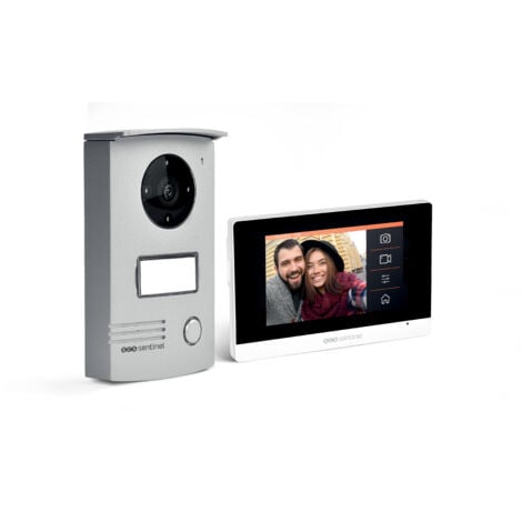 SCS Sentinel - Interphone vidéo filaire avec touches tactiles, 5 ans de garantie, VisioDoor 4.3+