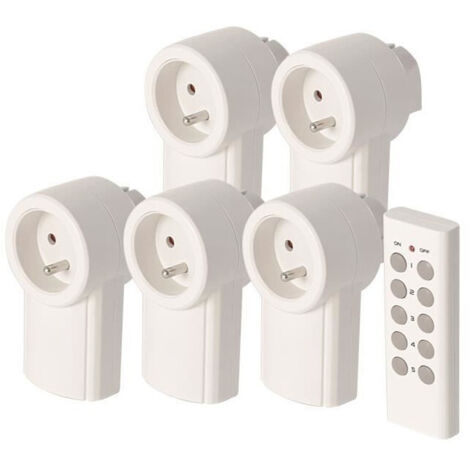 SCS SENTINEL Kit de 5 prises telecommandees 2300 W