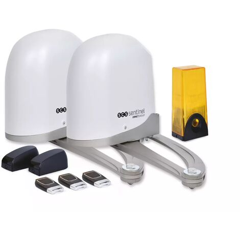 Scs Sentinel – Kit motorisation portail à bras articulés 6M 550kg – Moteur silencieux 24V – Charge 550kg – Installation facile avec gabarit