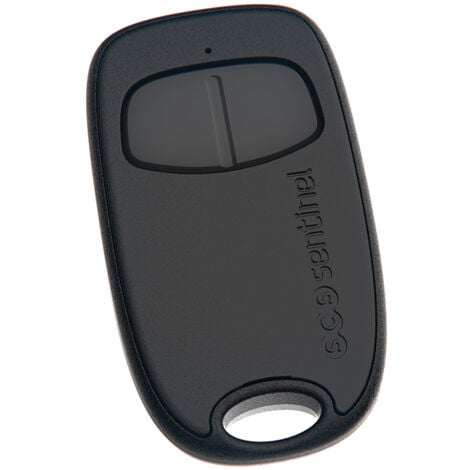 SCS SENTINEL, Mando a distancia de 2 canales, Hechos en Francia, 40 metros in campo libre, SimplyControl negro, AAM0128