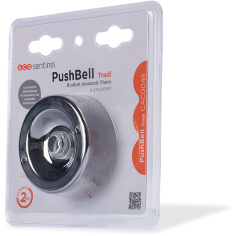 SCS SENTINEL, Pulsante con fili, tradizionale, PushBell Tradi, CAC0048