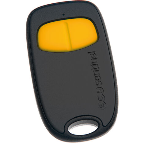 SCS SENTINEL, telecomando a 2 canali, Prodotti in Francia, 40 metri in campo libero, SimplyControl giallo, AAM0130