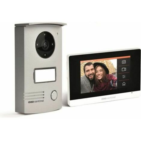 SCS Sentinel - Videoportero con cable con teclas tactiles, 5 años de garantía, VisioDoor 4.3+