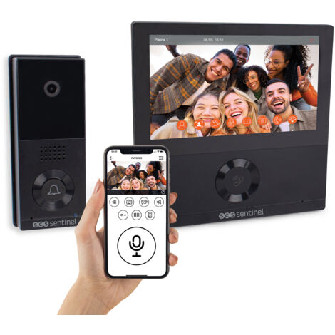 SCS Sentinel - Videoportero inteligente con cable, VisioWifi 7
