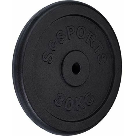 25€ sur Hop-Sport Disques de Poids en Plastique 50 kg, alésage 31 mm, pour  Barre d'haltères 30 mm, Poids 50 kg, Entraînement Haltérophilie et  Musculation (SET DB : 2 x 10 kg