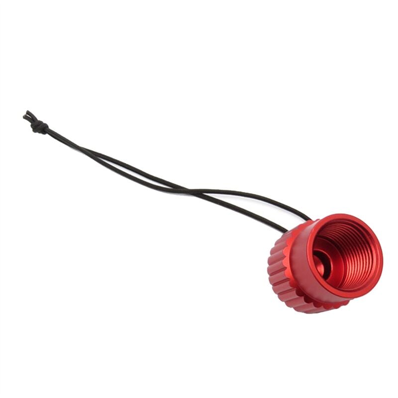 Image of Scuba Diving Gewinde Staubkappe Plug Cover Din 5/8-14NPS Tankventil Endkappe ZubehöRteil Rot