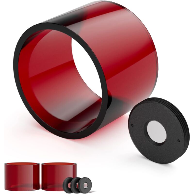 Sculpfun - S9 Ensemble d'objectifs d'origine 3 pièces Objectif standard d'origine + 2 couvercles en acrylique Anti-huile Anti-fumée