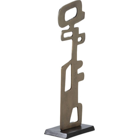 Sculpture Abstraite Élégance Dorée Antique - Bronze vieilli élégant