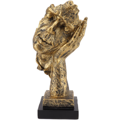 Sculpture Abstraite en Résine Art Déco Vintage pour Bibliothèque - Décoration Créative Européenne