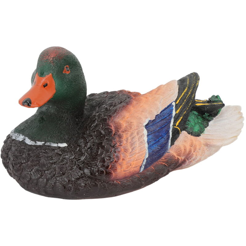 Feiyue - Sculpture de canard flottant en résine synthétique - Décoration d'étang de fontaine