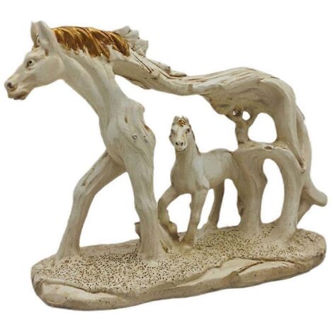 Sculpture de cheval en résine, statue de cheval indien, décoration intérieure ---