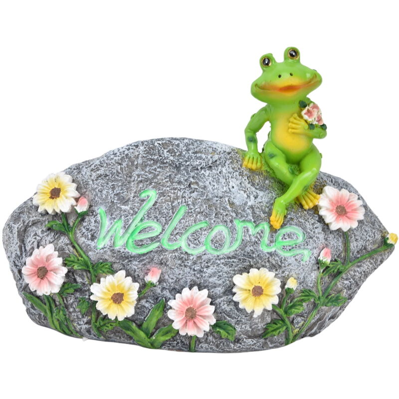 Feiyue - Sculpture de grenouilles en résine durable et imperméable, ornements d'animaux très beaux et charmants pour la décoration du salon