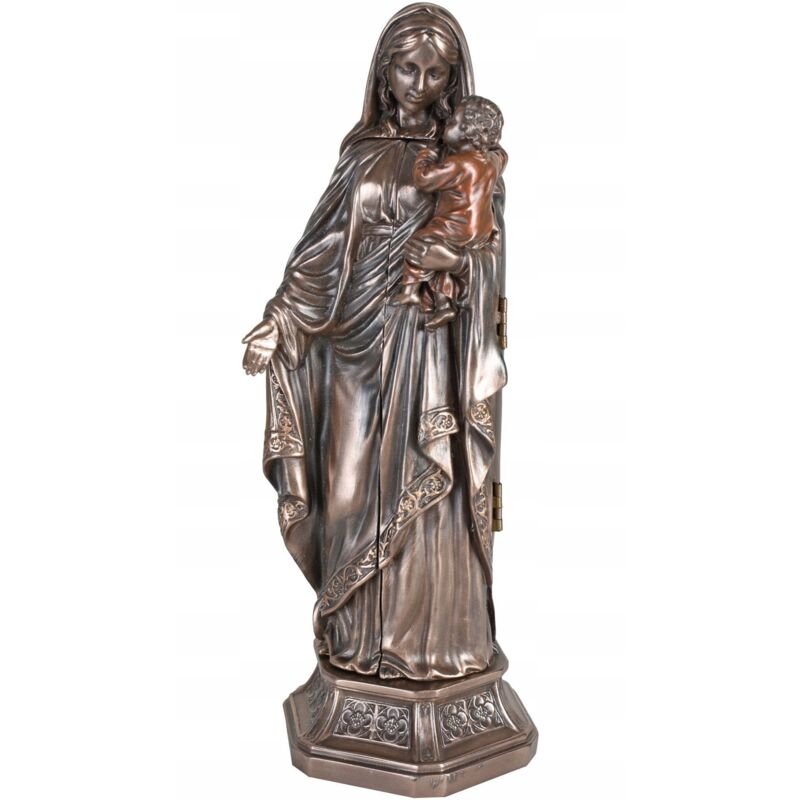 Sculpture de la Madone Vierge Marie avec l'Enfant Jésus