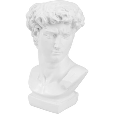 XUIGORT Sculpture Head Planter Greek David Statue Succulent Planter Vase Pen Makeup Brush Holder for Garden Home Decor