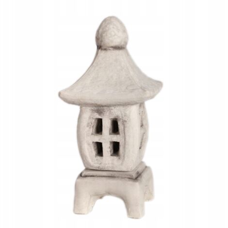 Sculpture pagode - décoration en béton idéale pour jardins et étangs