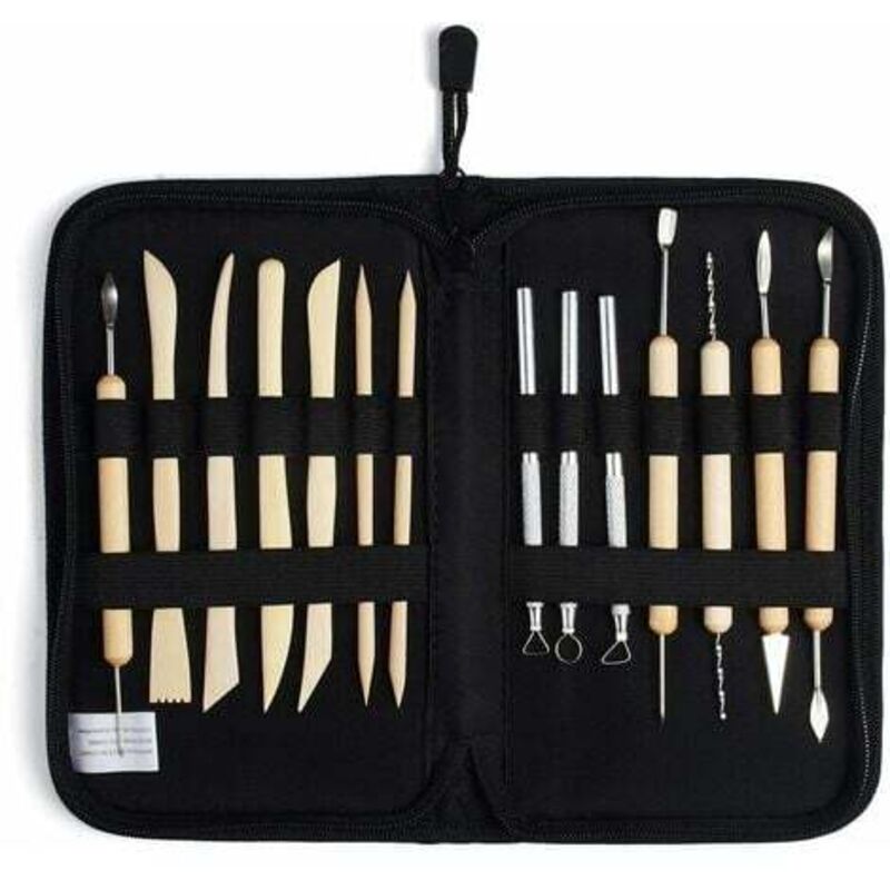 Sculpture Set clay pottery sculpting ceramic tools kit 14pcs