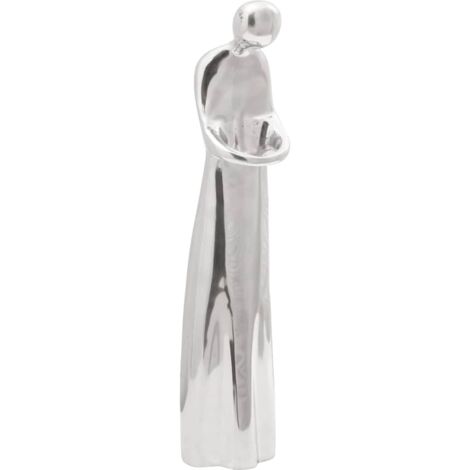 Sculpture Silver 10 x 16 x 49 cm Aluminium vidaXL