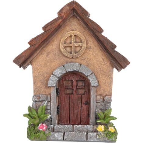 Scultura del cancello delle fiabe - Cancello del giardino delle fiabe in miniatura, Decorazioni paesaggistiche in miniatura Statua del cancello del giardino delle fiabe per la decorazione degli alberi