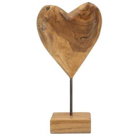 SCULTURA DOBU IN TEAK RICICLATO CM 20X12X37 (PEZZI UNICI - NON RIP. IN SERIE)