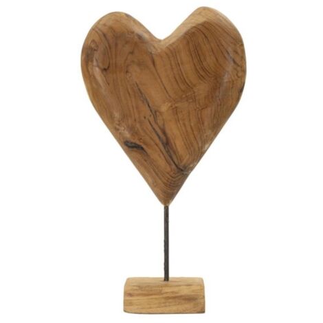 SCULTURA DOBU IN TEAK RICICLATO CM 25X12X45 (PEZZI UNICI - NON RIP. IN SERIE)