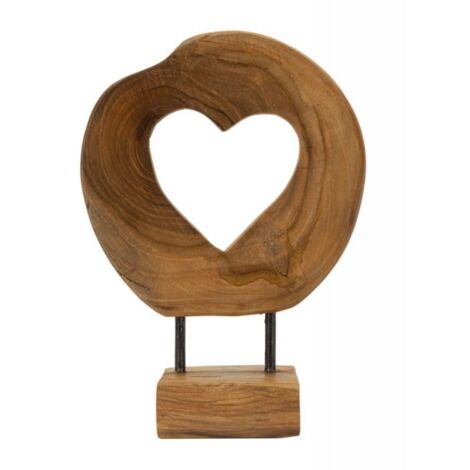 SCULTURA HASI IN TEAK RIC. CM 20X10X28  (PEZZI UNICI - NON RIP. IN SERIE)