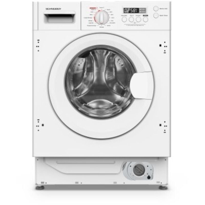 Schneider - SCWDI8614 Lave-linge séchant intégrable 8 kg blanc clE 1400 tr/min