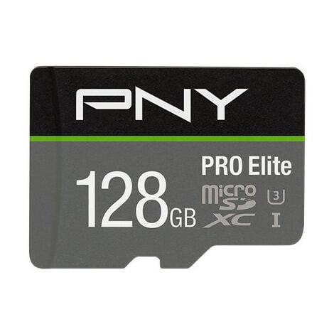 SD MicroSD XC Card 128GB PNY Pro Elite R100MB/s W90MB/s reta (P-SDU128V31100PRO-GE)