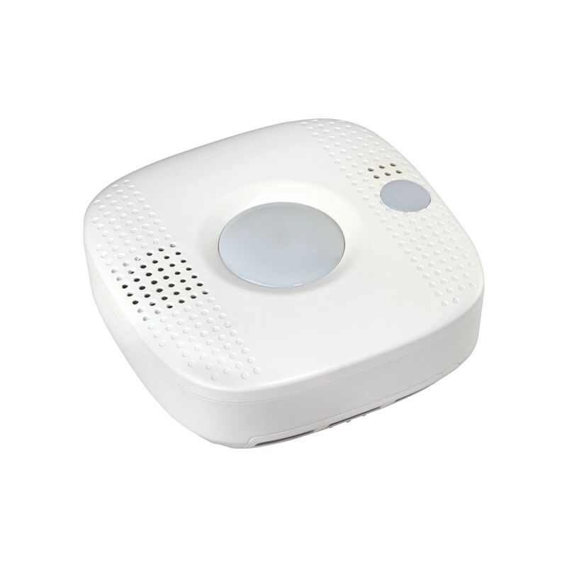 Elkron - Détecteur de fumée et de chaleur SD610, certifié EN14604. Batterie incluse.