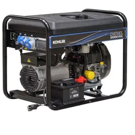 Sdmo – Groupe électrogène diesel monophasé 9 kW – Moteur KOHLER 3 ans – Autonomie 16,7 h – Nuisance sonore 80 dB – Démarrage électrique