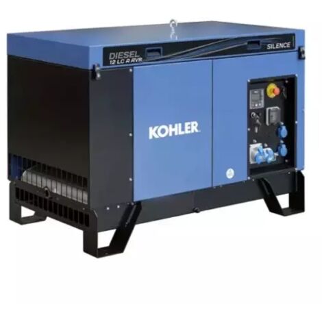 Sdmo – Groupe électrogène silencieux diesel 12 kW – Démarrage électrique – Monophasé 230V – Autonomie 13,9h – Puissance acoustique 66 dB(A)