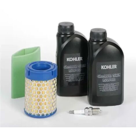 Sdmo – Kit entretien moteur Kohler CH395 CH440 – Huile, bougie, filtre à air – Entretien efficace pour performance moteur