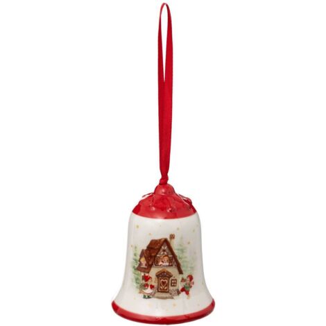 SDN CERAM CLOCHE ROUGE 6,5CM - Feeric lights & christmas