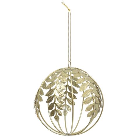 Sdn foglia di metallo filo d oro 9cm - Feeric lights & christmas