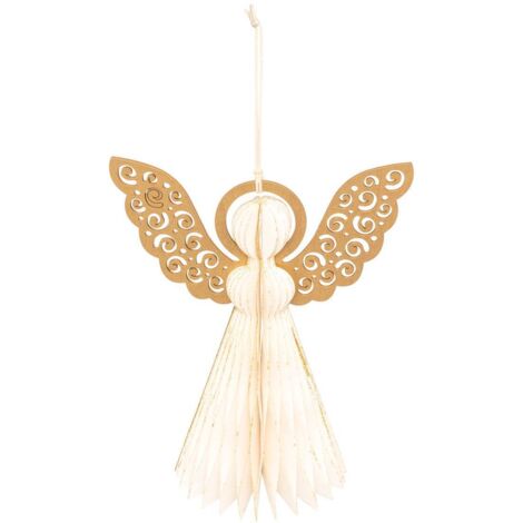 SDN PAPIER ENGEL FLÜGEL GOLD 20CM - Atmosphera créateur d'intérieur
