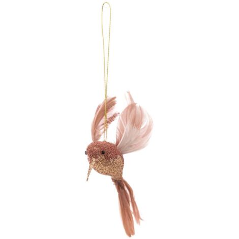SDN PLAST BIRD SMALL GOLD 12CM - Feeric lights & christmas