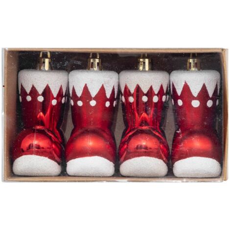 SDN PLAST BOOT PN X4 10CM - Feeric lights & christmas