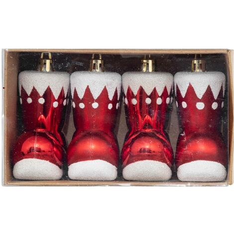 Sdn plast boot pn x4 10cm - Feeric lights & christmas