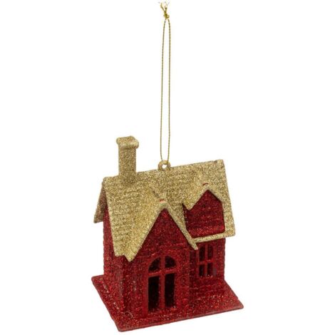 SDN PLAST CHALET ROJO 10CM - Feeric lights & christmas