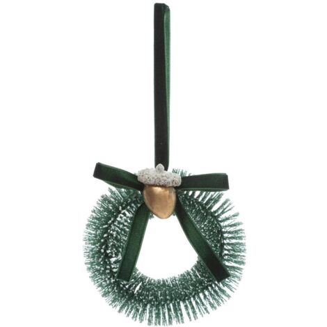 SDN PLAST COUR BORLA VERDE 10CM - Feeric lights & christmas
