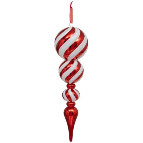 SDN PLAST DECO BOUL RG BL 35CM - Feeric lights & christmas
