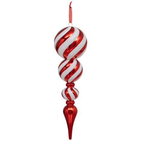 Sdn plast deco boul rg bl 35cm - Feeric lights & christmas