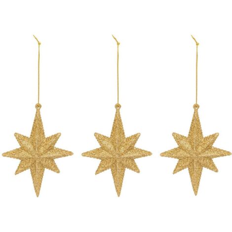 SDN PLAST ETL NORD X3 GOLD 13CM - Feeric lights & christmas