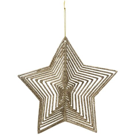 Sdn plast etoile 3d champ 17cm - Feeric lights & christmas
