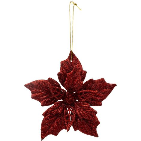 Sdn plast stella di natale rossa12cm - Feeric lights & christmas