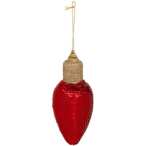SDN PLF AMPOLLA LENTEJUELAS RG 16CM - Feeric lights & christmas