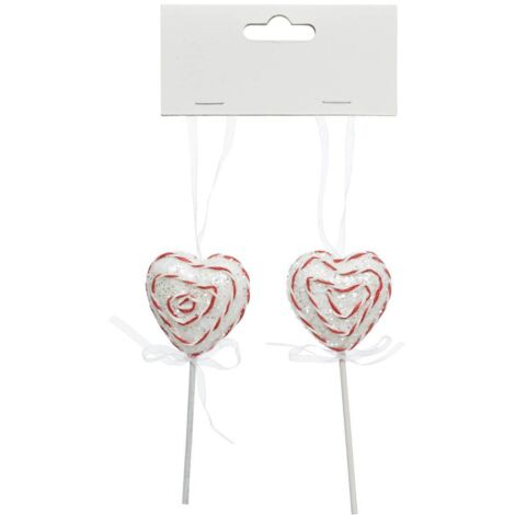 SDN PLF SCHNULLER X2 HERZ 11CM - Feeric lights & christmas