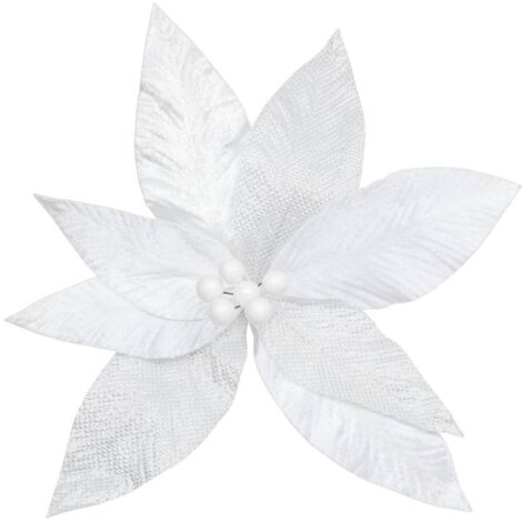 SDN POINSETTIA BLC BLATT 27CM - Feeric lights & christmas