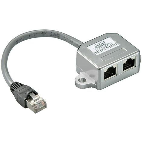 FILTRO ADSL SPLITTER TELEFONICO RJ11 INGRESSI FEMMINA MAXTECH SP-AD01